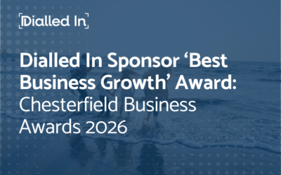 Dialled In Sponsor Award At Chesterfield Business Awards